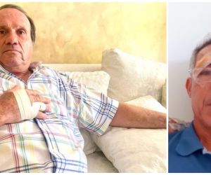 Mono Abello apareció con la mano lastimada, del golpe que asegura le dio a Camilo Dávila.