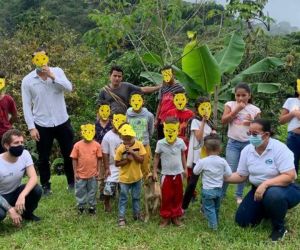 Actividad realizada en la vereda El Campano, Corregimiento de Minca