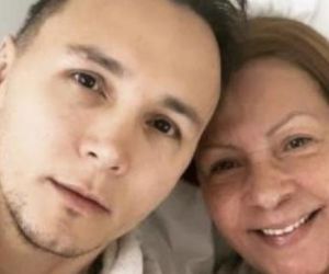 Mauricio Leal y su madre Marleny Hernández 