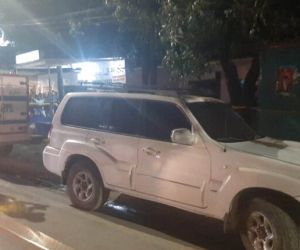 Esta fue la camioneta en la que asesinaron a Deivis.