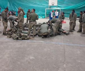 Militares que estaban retenidos en Nariño.