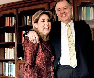 Alejandro Ordóñez y su esposa, Beatriz Hernández. 