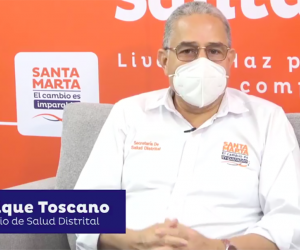 Secretario de Salud del Distrito, Henrique Toscano Salas. 