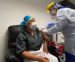 Aplicación de las vacunas en Barranquilla.
