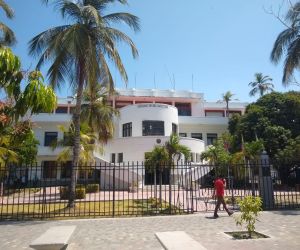 Sede del Palacio Tayrona de la Gobernación del Magdalena, donde se llevó a cabo la diligencia de la Dijín.