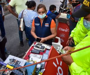 La Policía y la Secretaría de Seguridad participó en el operativo sorpresa.