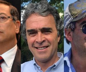 Gustavo Petro, Sergio Fajardo y Alejandro Char.