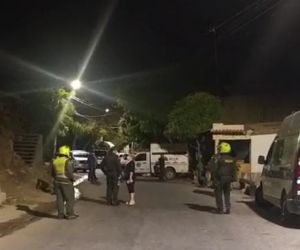 Este fue el lugar donde ocurrió el asesinato en la noche del lunes.