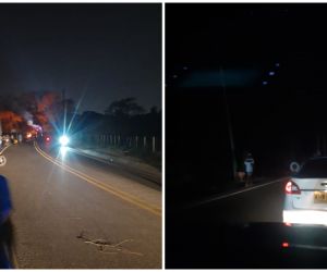 Hubo protestas en la entrada a Bonda por el prolongado corte de energía.
