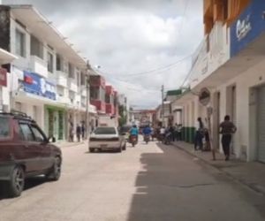 El comercio abrió las puertas, pero luego decidió cerrarla por precaución. 