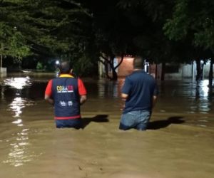 Inundaciones en Guachaca.