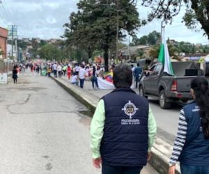 Marchas en Popayán.