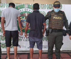 Hombres detenidos en Arauca.