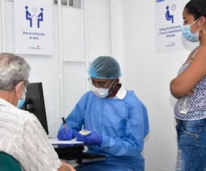 Vacunación en Santa Marta.