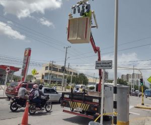 Cámaras fotomultas en Santa Marta.