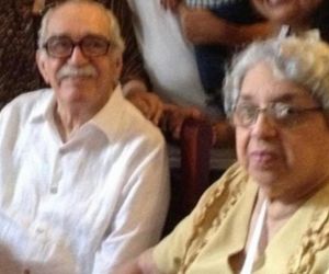 'Gabo' y su hermana Magarita.