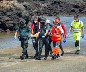 Efectivos de Emergencias y de la Guardia Civil 