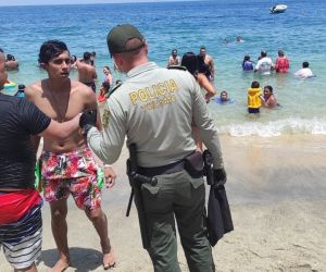 Turistas en Santa Marta