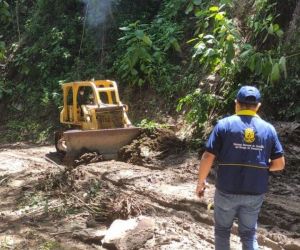 Vías afectadas en Ciénaga