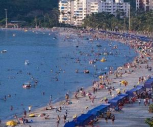 Turistas en Santa Marta