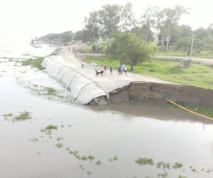 El mandatario precisó que, si hay erosión en río, pero no hay riesgo de desbordamiento.