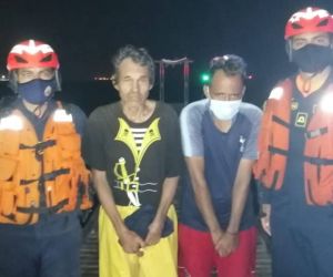 Pescadores rescatados en Santa Marta.