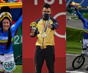 Mariana Pajón, Luis Javier Mosquera y Carlos Ramírez son los deportistas que han ganado medallas.