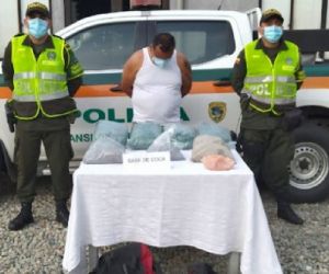 Transportaba 14 kilos de cocaína 