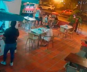 Cámaras de seguridad del restaurante donde acontecieron los hechos.