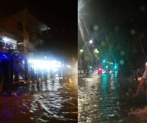 La lluvia se extendió por varias horas en la ciudad.