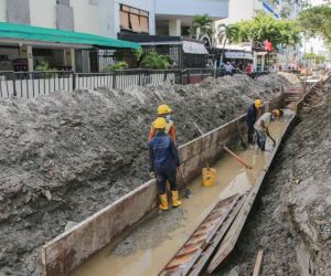 Obras en El Rodadero.