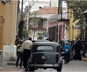 Este fin de semana el Centro Histórico volvió a ser escenario de grabaciones. 