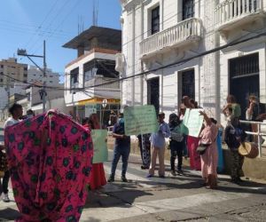 Protesta de familiares de capturados.