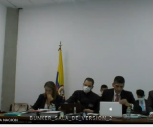 Audiencia en la que Jhonier Leal no aceptó los cargos.