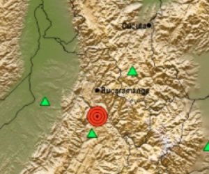 Sismo presentado en Santander.