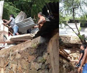 No hubo heridos, solo un susto para la familia que habitaba la casa.