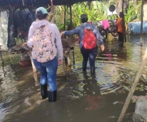  Vivienda en la que murió ahogado el bebé.