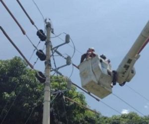 Los trabajos se realizan este jueves. 