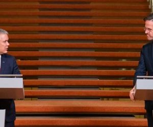 Presidente Iván Duque y el Primer Ministro de Países Bajos, Mark Rutte