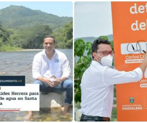 Aristides Herrera ha propuesto desde 2015 a Guachaca como solución definitiva para el agua en Santa Marta.