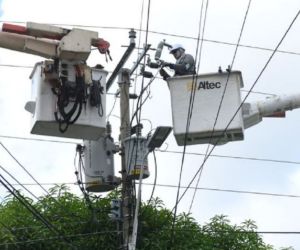 Interrupciones del servicio de energía.