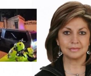  Un carro fúnebre siguió 4 kilómetros a la directora de Noticias Uno, Cecilia Orozco.