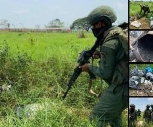 Explosivos desactivados en la frontera con Colombia.