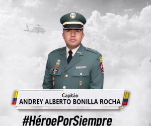 Capitán Andrey Alberto Bonilla Rocha.