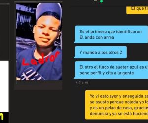 Fotos publicadas en Grindr.