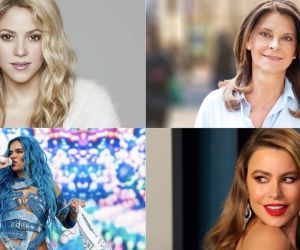 Shakira, Marta Lucía Ramírez, Karol G, Sofía Vergara 