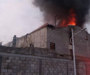 Incendio en el local comercial del Mercado.