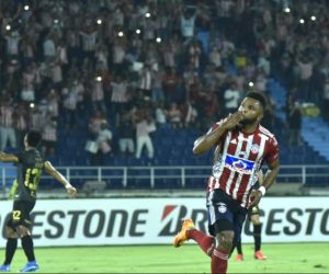 Borja celebrando uno de los goles.