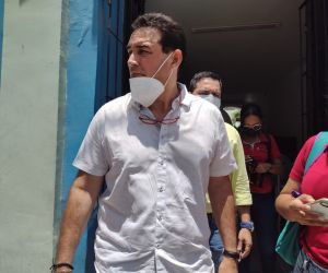 Seguimiento.co Jaime Noguera acudió a la Contraloría del Magdalena este viernes.