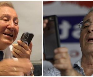 Rodolfo Hernández y Álvaro Uribe.